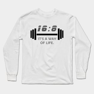 16:8 Intermittent Fasting Long Sleeve T-Shirt